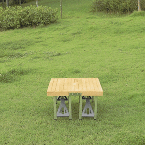 [바나나빌딩] 의자까지 일체형 폴딩 캠핑 테이블