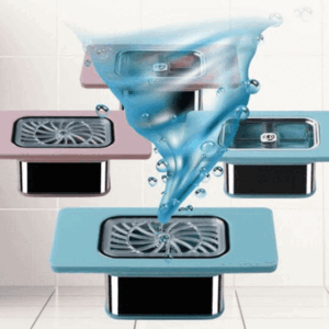 셀클리너 하수구트랩 욕실용사각 로즈골드(대) 스카이블루(중) 하수구냄새차단트랩 욕실냄새차단 배수트랩